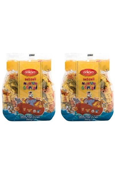 Ankara Makarna Nuh'un Gemisi Sebzeli Çocuk Makarnası 350 Gr / 2 Adet