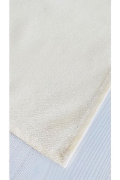 White Alamode Κρεμ Χρώμα Straight Runner