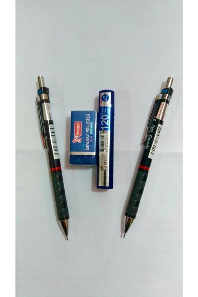Rotring Tikky School Set - 0.7mm 2 Versatil Pencils, 1 Eraser and 1 Tip 120 Pieces
