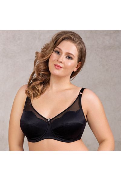 Anıl Γυναικείο Λευκό Underwire Tulle σουτιέν Unsupported Compressor Minimizer 3525