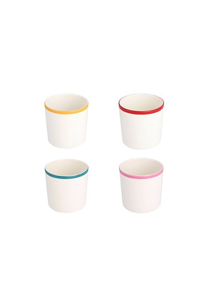 Porland Ruby Colors Set of 4 Glasses 230Cc