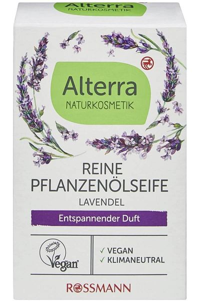 Alterra Herbal Soap - Natural Provence Lavender 100g Bath Soap