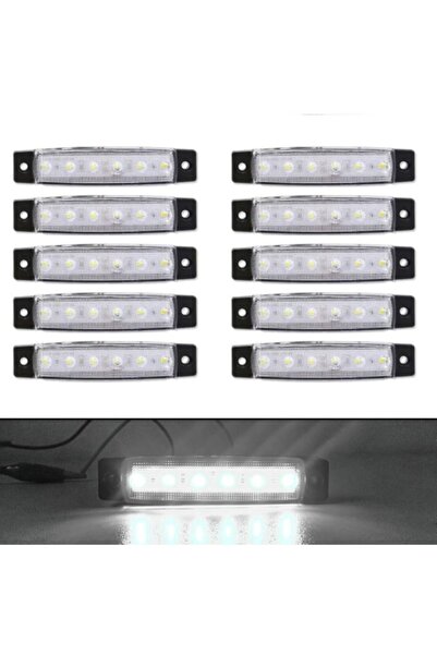 GPR AUTO PARTS Parmak Led 12 Ve 24 Volt Çalışma Özelliği Su Geçirmez 10 Adet ...
