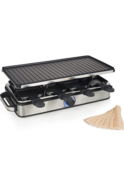 PRİNCESS Raclette Izgara, 1400, Paslanmaz Çelik