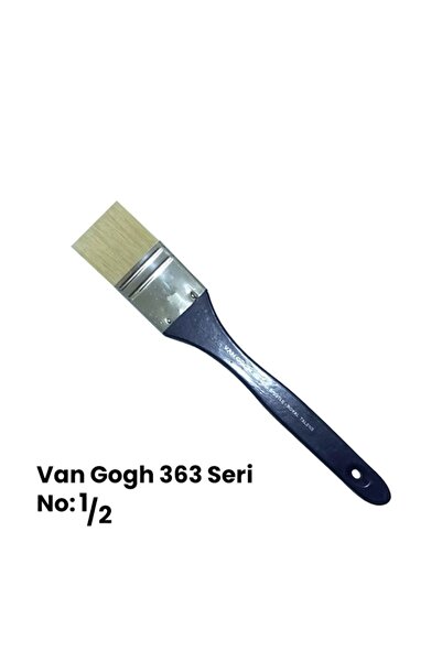 Van Gogh 363 Seri Beyaz Kıl Vernik Fırçası No 1/2