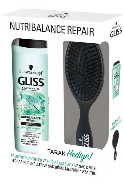 Gliss Nutribalance 500 ml Anti Hair Loss and Comb Shampoo
