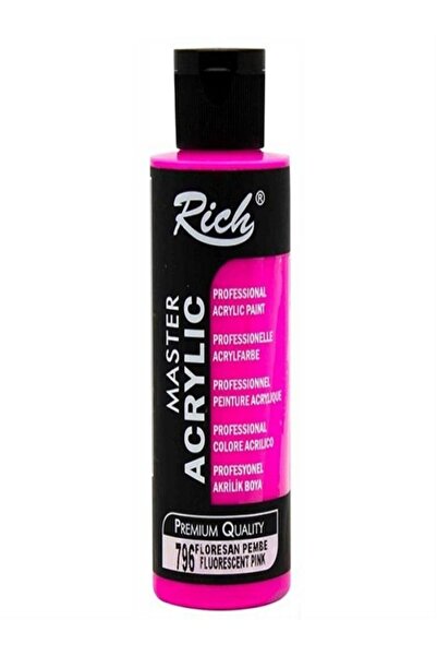 Rich Master Acrylic - Profesyonel Akrilik Floresan Boya 120 Cc - Floresan Pem...