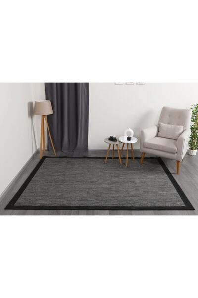 MACRO HOME Milas Bordürlü Jut Hasır Halı 9714