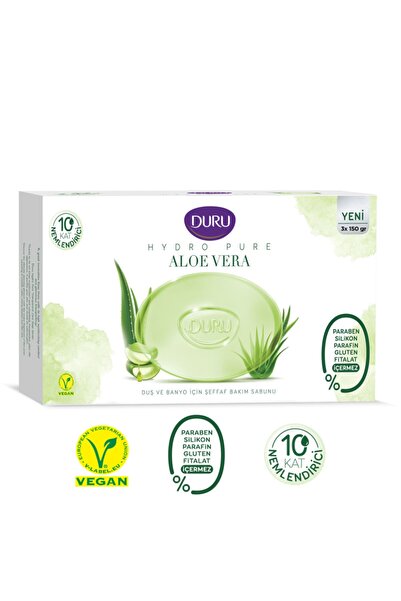 Duru Hydro Pure Aloevera 9 Adet Sabun 3x450 gr