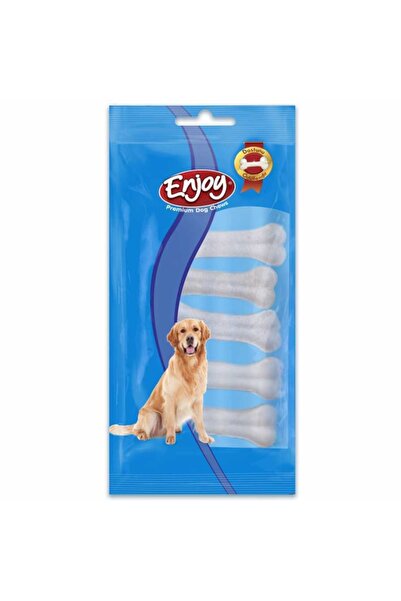 Enjoy Beyaz Pres Kemik Kopek Ödül 20/25 Gr 5 Li