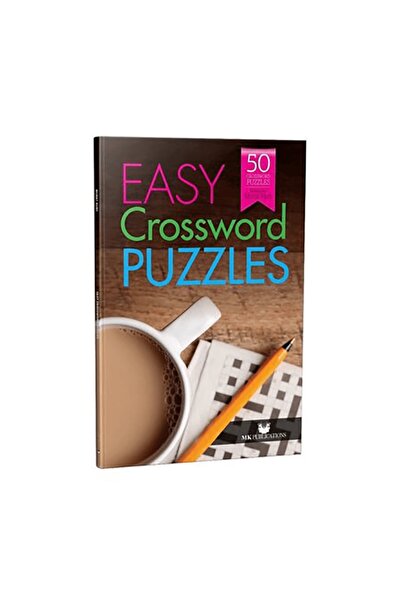 MK Publications Easy Crossword Puzzles - Ingilizce Kare Bulmacalar (başlangıç Seviye) - Murat Kurt 9786059533829