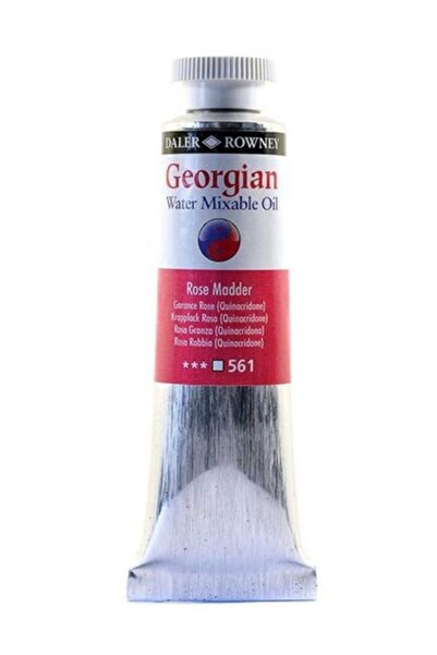 Daler Rowney Georgian Water Mixable Yağlı B 37ml 561 Rose Madder