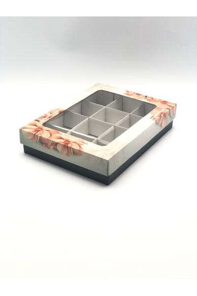 Genel Markalar 22x30x6 Pencereli 12'li Ara Bölmeli Kutu (10 Adet)