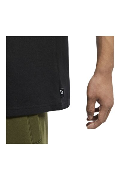 Nike Sportswear Premium Essentials Short-sleeved Men's Black Color T-shirt