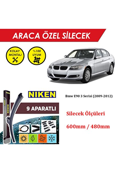 MeyZone Bmw E90 3 Serisi Ön Cam Silecek Takımı (2009-2012)