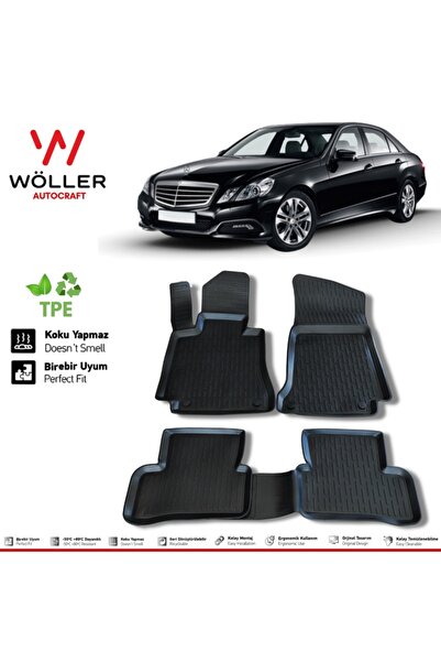 wöller Mercedes E Serisi W212 Paspas 2009 2016 Arası 3d Havuzlu Paspas