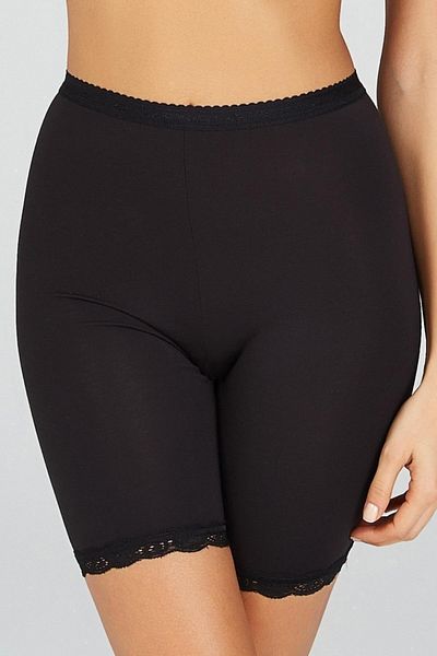 Kom High Waist Koton Modal Women's Boxer Shorts Basic Long Panties