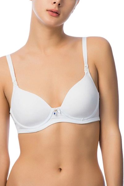 NBB Sutien de alaptare acoperit alb | 3628