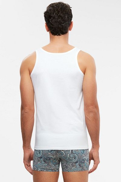 Kom Scott Strappy Basic Tank Top White