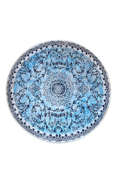 Chilai Home Παραγγελία Διάμετρος Μοκέτα Μπάνιου 120x120 εκ., Μοκέτα Μπάνιου, Χαλάκι Μπάνιου που πλένεται Djth