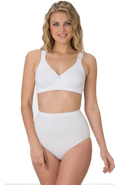 EliteWomans Corset alb model 2016 cu talie înaltă fără cusături