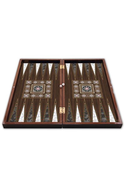 Star Oyun Cafe Backgammon - Pearl Detailed