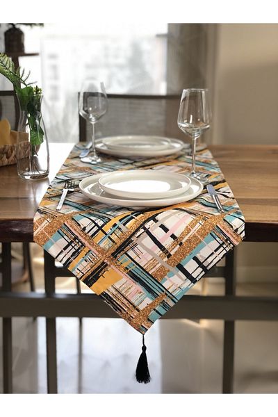 desen izmir Export Surplus, geometric Pattern Runner