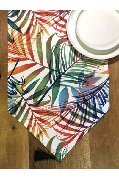 desen izmir Placemat, Leaf Runner colorat
