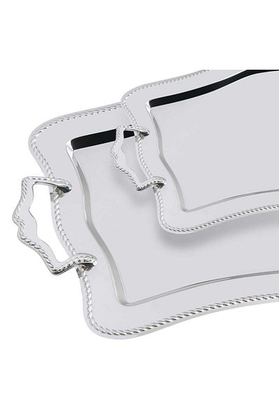 Nehir Chain Simple Tray Set of 2