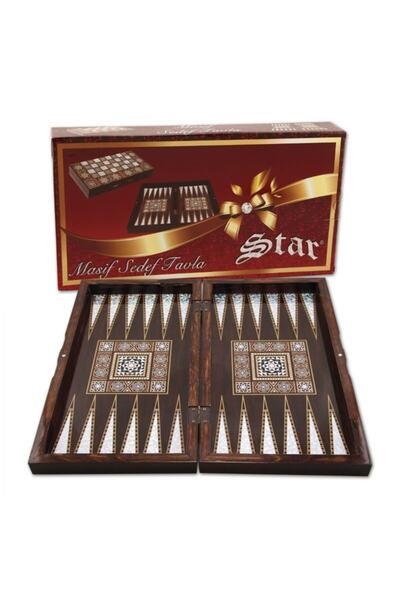 Star لعبة الطاولة الصلبة المصنوعة من أم اللؤلؤ مقاس كبير