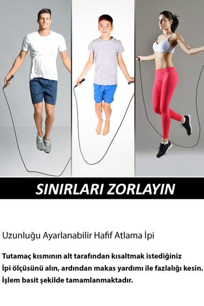 Ultio Spor Jump Rope with Color Options Adjustable Length Lightweight Jump Rope Price Performance Product
