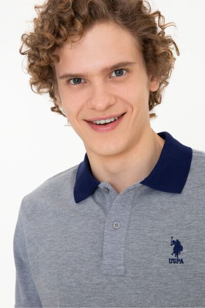 U.S. Polo Assn. Tricou gri pentru bărbați