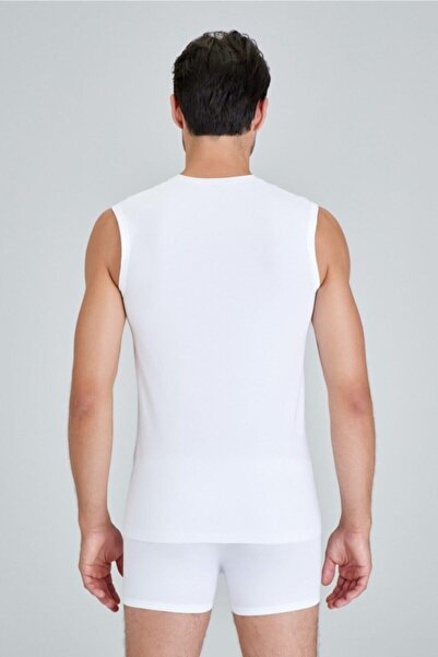 Kom Men's Black Francesco V-Neck Undershirt