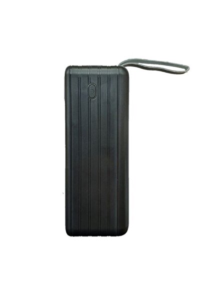 Teknoloji Gelsin 60.000 Mah Powerbank Taşınabilir Şarj Hızlı Dijital Göstergeli Çoklu Kablolu 4usb Girişli El Fenerli