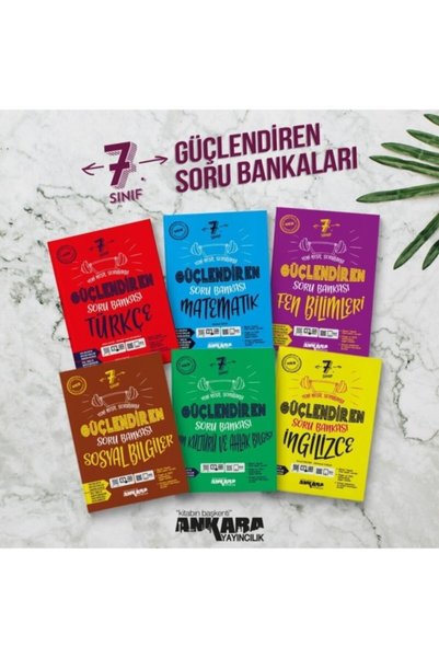 Ankara Yayıncılık 7.sınıf Güçlendiren 6'lı Soru Bankası Seti