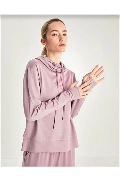 LC Waikiki Lcw Active - Γυναικείο αθλητικό φούτερ με μακρυμάνικο γιακά μοναχού