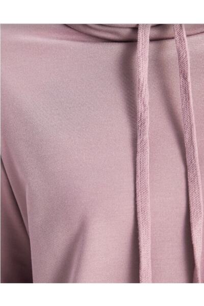 LC Waikiki Lcw Actıve Keşiş Yaka Düz Uzun Kollu Kadın Spor Sweatshirt