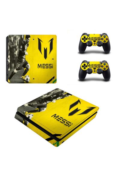 Genel Markalar Lionel Messi Playstation 4 Slim Kasa Sticker Kaplama-03