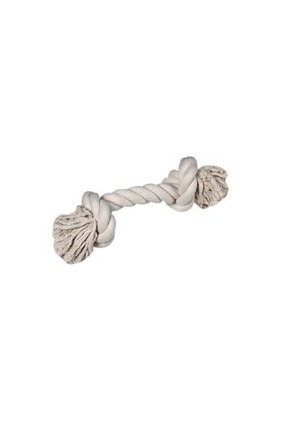 Flamingo 2 Knotted Rope Beige Dog Toy Xxl 45 Cm