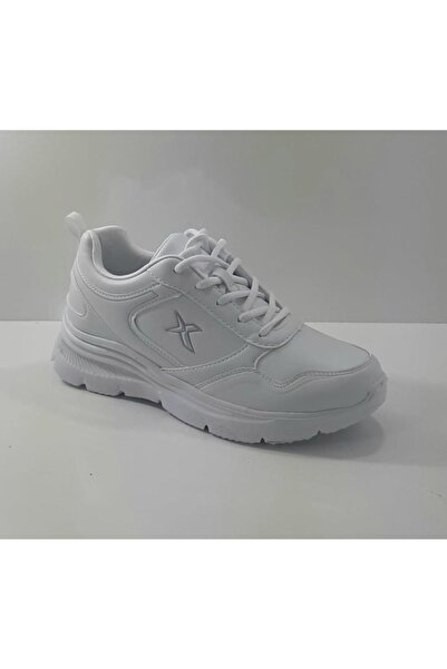 Kinetix Suomy Beyaz Ortapedik Filesiz Bağacaklı Spor Ayakkabı