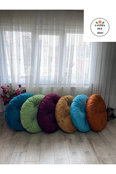 Lavinia Puf Lavinia Yer Minderi yuvarlak Yer Puf Yeni Koleksiyon