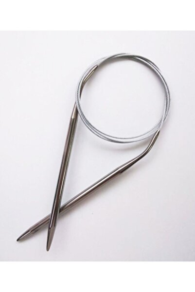 Masal Örgü Evi 100 سم رقم: 6.00 مم إبرة حياكة مع سلك