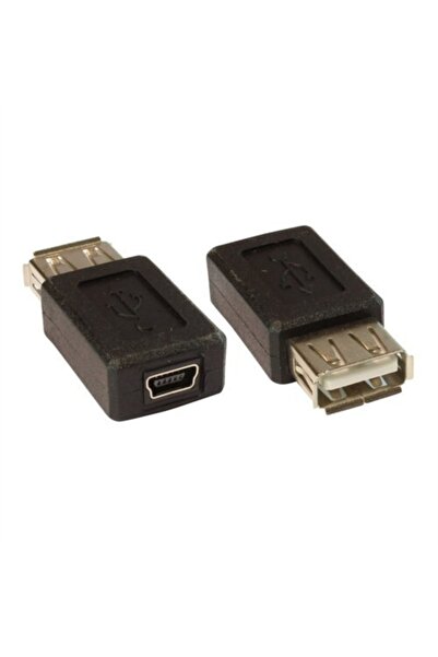 KEEPRO Ti-mesh Usb A F / Mini 5p F - Nickel/black