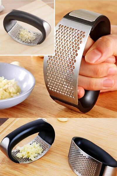 ECOYOM مبشرة ستانلس ستيل - كسارة الثوم