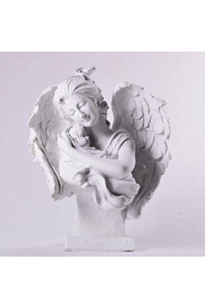 Genel Markalar Hand Dekor Buyuk Boy Anne Melek Heykeli Ham (BOYASİZ)
