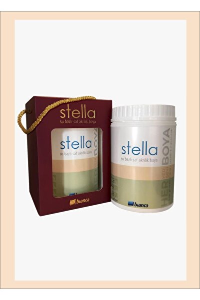 Bianca Stella Su Bazlı Saf Akrilik Boya 0,5 Lt-
