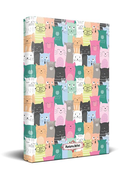 Halk Kitabevi Cute Ears Cat Themed Planning Notebook