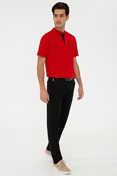 U.S. Polo Assn. U.s. Polo Erkek Slim Fit Chinos Pantolon 1266479 Kenzi 046 Siyah
