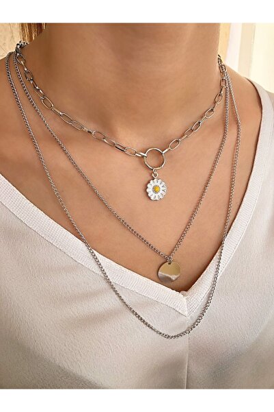 takıtarzım مجموعة قلادة تصميم 3 قطع