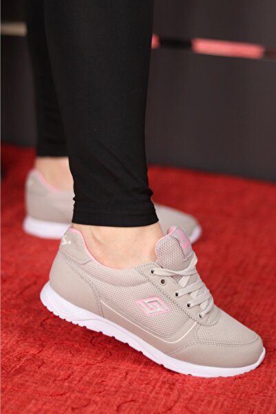 PARLEY حذاء رياضي نسائي صيفي مريح برباط شبكي ونعل طبي من Ice Pink - فاير شبلي...